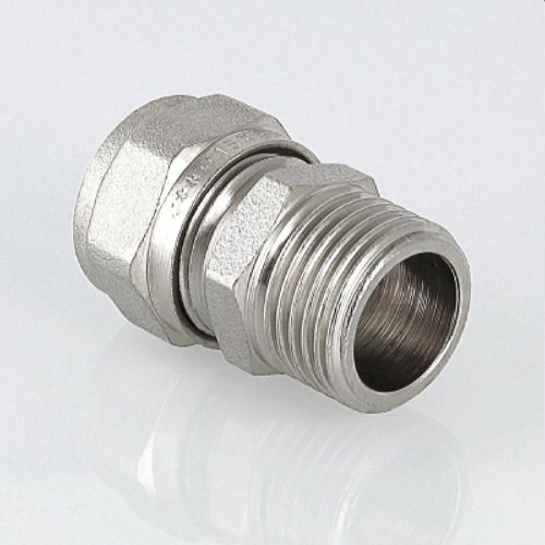 Соединитель латунь никелированный VALTEC 3/4" x 26 см, фото