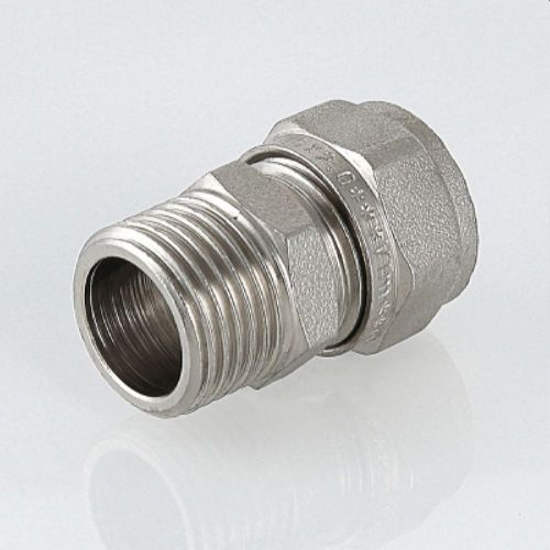 Соединитель латунь никелированный VALTEC 3/4" x 26 см, фото
