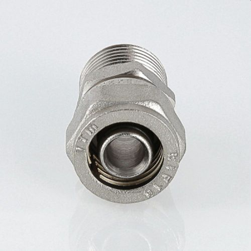 Соединитель латунь никелированный VALTEC IV3012606 1" х 26 мм, картинка