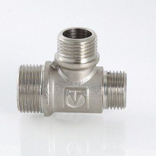 Резьбовой фитинг тройник латунь VALTEC 3/4" х 1/2" х 3/4", изображение