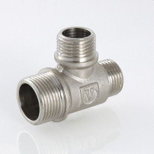 Резьбовой фитинг тройник латунь VALTEC 3/4" х 1/2" х 3/4", фото