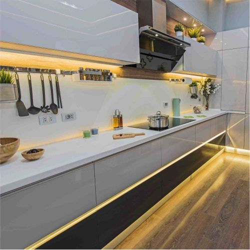 Светодиодная лента Apeyron Electrics SMD 3528 60LED IP20 12В 4,8Вт белый 1 м, детальное фото