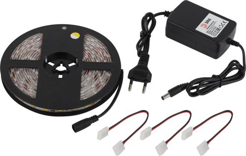 Светодиодная лента ЭРА 5050kit-14,4-60-12-IP65-2700-5m 60 шт 12B 14,4Вт белый 5м, фотография