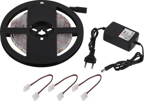 Светодиодная лента ЭРА 5050kit-14,4-60-12-IP20-2700-5m 60 шт 12B 14,4Вт белый 5м, картинка