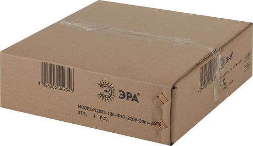 Светодиодная лента ЭРА N2835-120-IP67-220V-20m-6500 120 шт IP67 220В белый 20 м, изображение