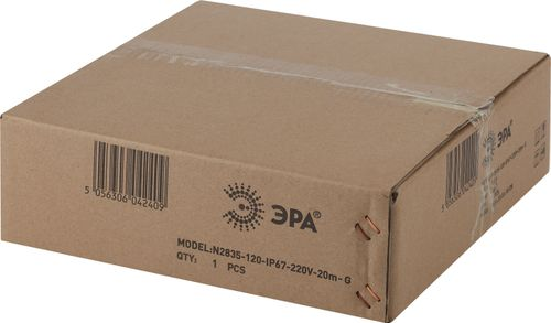 Светодиодная лента ЭРА N2835-120-IP67-220V-20m-G 120 шт IP67 220В зеленый 20 м, фотография