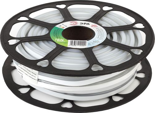 Светодиодная лента ЭРА N2835-120-IP67-220V-20m-G 120 шт IP67 220В зеленый 20 м, крупный план