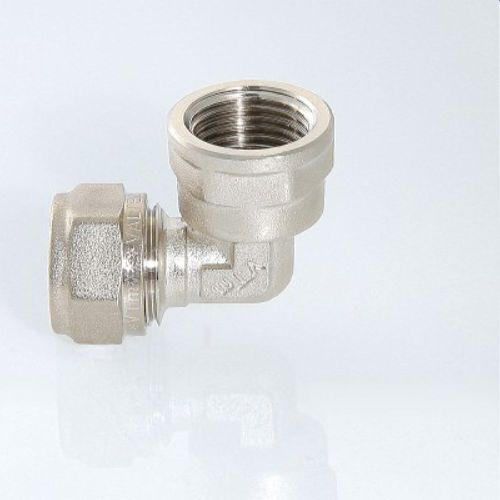Угольник латунь никелированный VALTEC IV3522004 1/2" х 20 мм, фотография