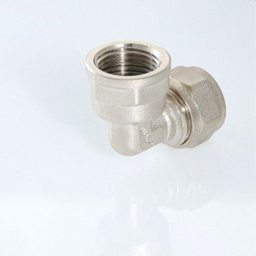 Угольник латунь никелированный VALTEC IV3522004 1/2" х 20 мм, фотография
