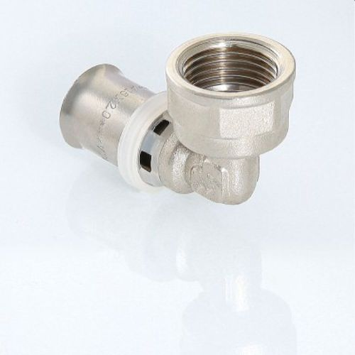 Угольник латунь никелированный VALTEC VTm.252.N 3/4" х 20 мм, детальное фото