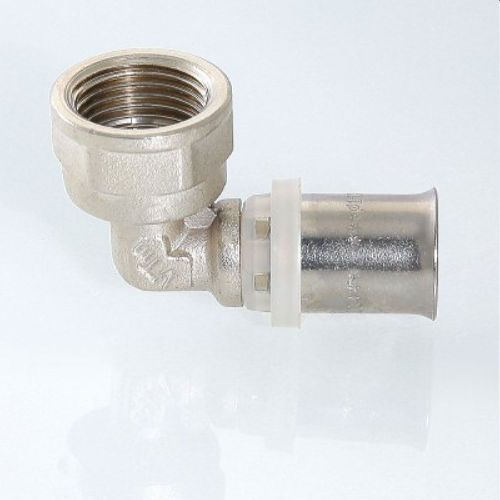 Угольник латунь никелированный VALTEC VTm.252.N 3/4" х 20 мм, фотография