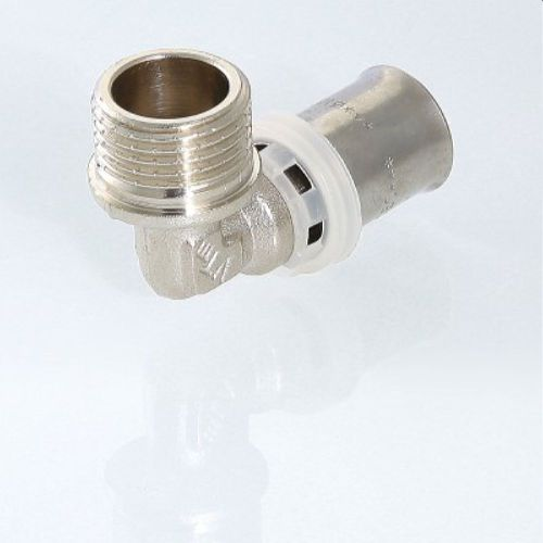 Угольник латунь никелированный VALTECVTm.253.N 1/2" х 16 мм, фотография