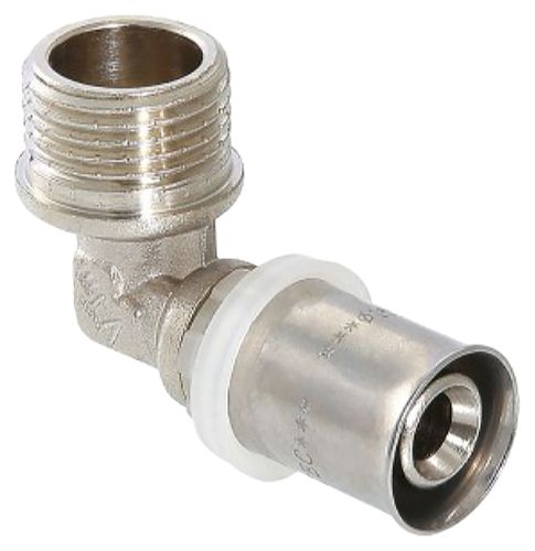Угольник латунь никелированный VALTECVTm.253.N 1/2" х 16 мм, фотография