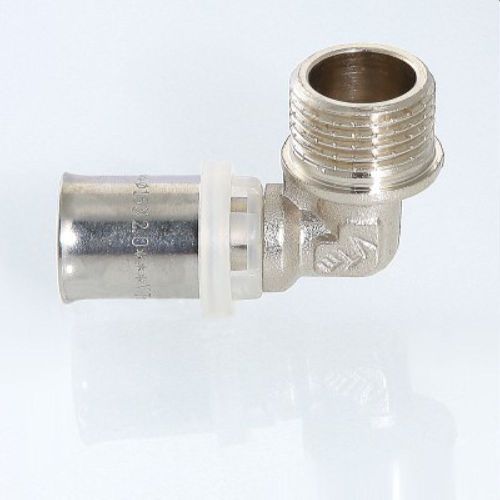 Угольник латунь никелированный VALTECVTm.253.N 1/2" х 16 мм, детальное фото