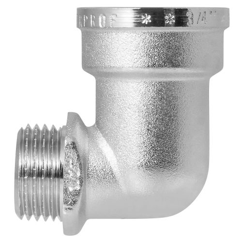 Угольник перех. 3/4" х 1/2" в/н с ограничителем MPF, фото