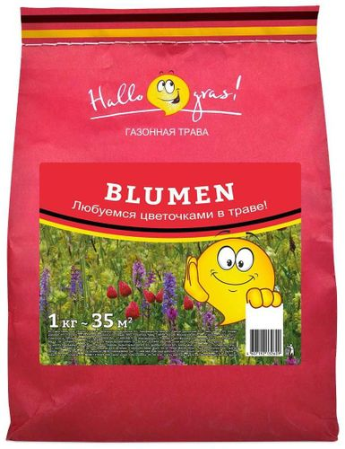Семена газонной травы ГазонCity Blumen 1 кг, изображение