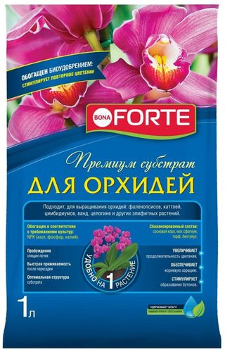Субстрат для орхидей BONA FORTE 1 л, детальное фото