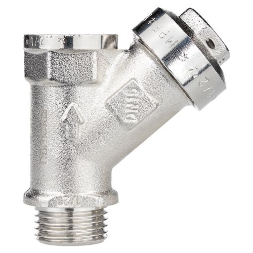 Фильтр косой 1/2" в/н с магнитом MPF, крупный план