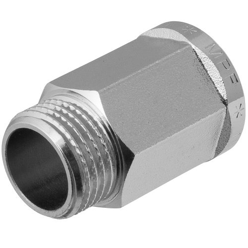 Удлинитель шестигранный 1/2" х 30 мм (никель) MPF, крупный план