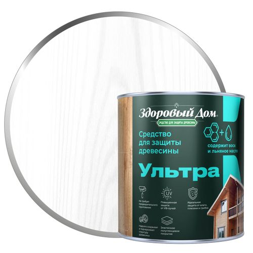 Антисептик Здоровый Дом Ультра Белый 0,8л, фотография