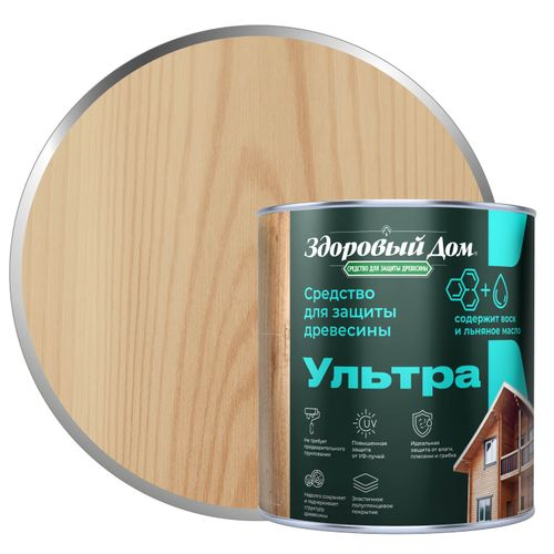 Антисептик Здоровый Дом Ультра Бесцветный 0,8л, крупный план