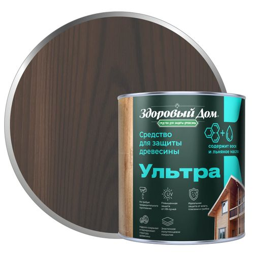 Антисептик Здоровый Дом Ультра Орех 0,8л, крупный план