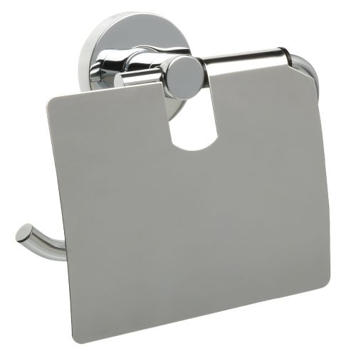 Бумагодержатель с крышкой хром comfort chrome 15х13х5, картинка