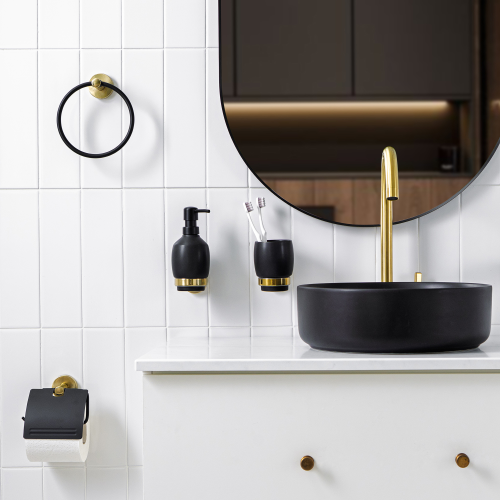 Держатель для полотенца кольцо Oro Nero, вид