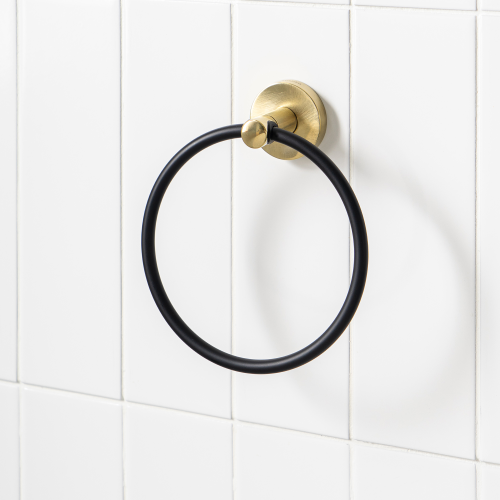 Держатель для полотенца кольцо Oro Nero, фотография