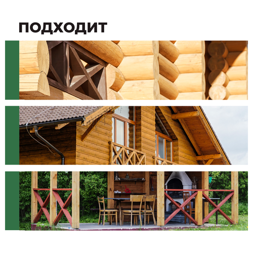 Антисептик prosept exterior трудновымыв. для наружн. работ для консерв. древ. 5л, детальное фото