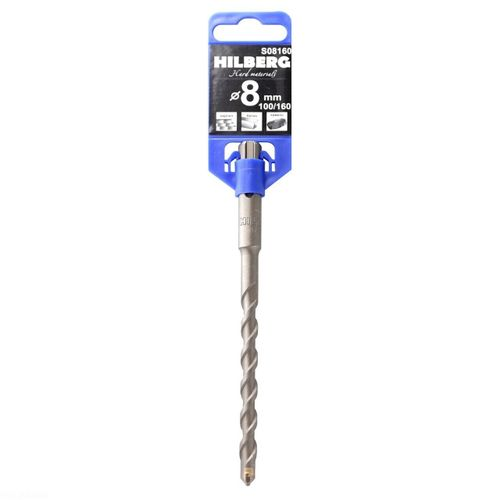 Бур для перфоратора по бетону 8x160 мм SDS-plus HILBERG S08160, фото