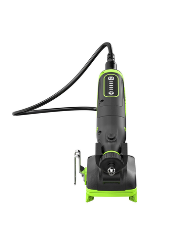 Гравер аккумуляторный GREENWORKS G24RT, 24V бесщеточный оснастка 52 шт 1х2Ач ЗУ, изображение