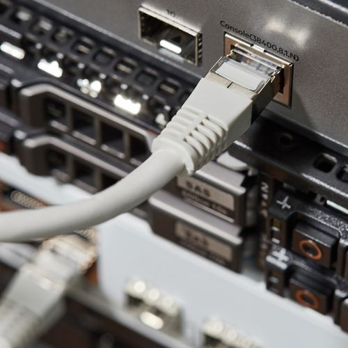 Шнур коммутационный REXANT патч-корд F/UTP RJ45-RJ45, CAT 6, ZH нг(А)-HF, серый, 1 м, фото