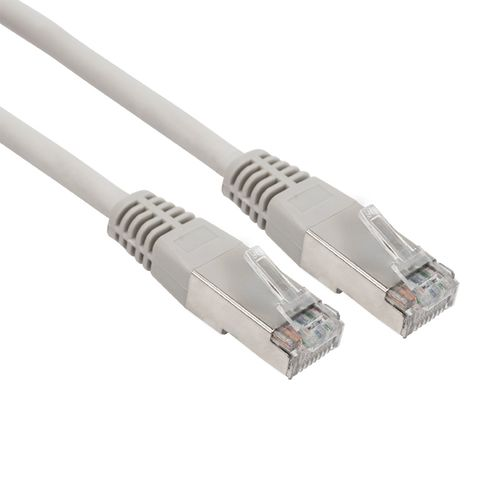 Шнур коммутационный REXANT патч-корд F/UTP RJ45-RJ45, CAT 6, ZH нг(А)-HF, серый, 1 м, вид