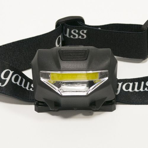 Фонарь налобный GAUSS модель GFL306 1W 100lm 3xAAА LED 1/12/60, изображение
