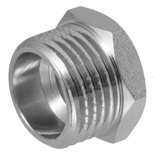 Футорка (переходник) 1/2" х 1/4" н/в MPF, крупный план