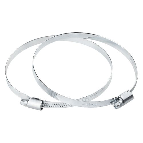 Хомут обжимной MasterProf 9 мм спл. полоса оцинкованный 100-120 мм 2 шт, фото