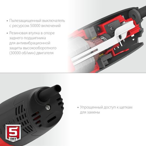 Шлифмашина угловая ЗУБР Мастер УШМ-125-805 800 Вт, крупный план