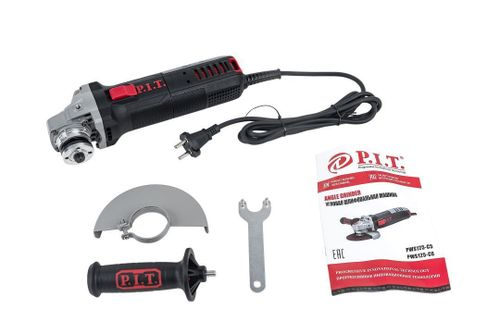 Шлифмашина угловая электрическая P.I.T. PWS125-C6 1050 Вт 125 мм, крупный план