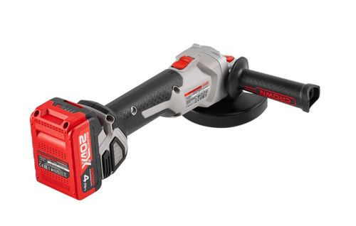 Шлифмашина угловая аккумуляторная CROWN CT23001-125HX-4 BMC 20В 2Х4,0 Ач, картинка