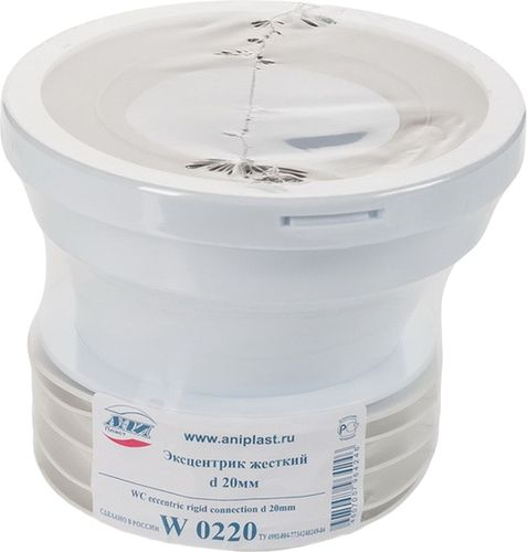 Эксцентрик для унитаза АНИ пласт W0220 124x141 мм, вид