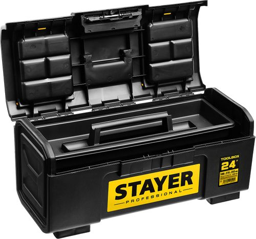 Ящик пластиковый для инструмента Stayer TOOLBOX-24 PROFESSIONAL 590х270х255 мм, картинка