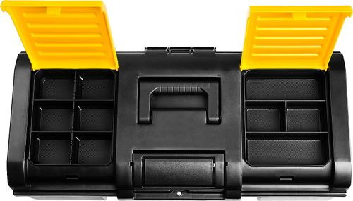 Ящик пластиковый для инструмента Stayer TOOLBOX-24 PROFESSIONAL 590х270х255 мм, крупный план
