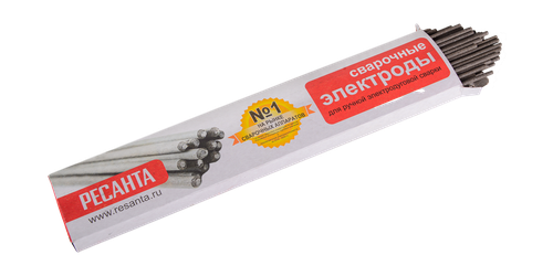Электроды РЕСАНТА Мр-3 ф2.0 пачка 1кг, фотография