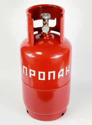 Баллон бытовой 12 л. с ВБ-2 НЗГА пустой, крупный план