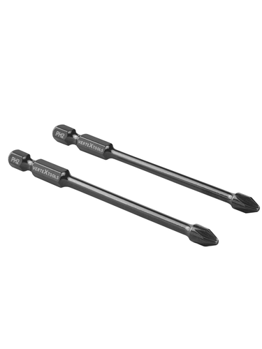 Набор бит impact torsion ph2x90 2 шт VERTEXTOOLS, детальное фото