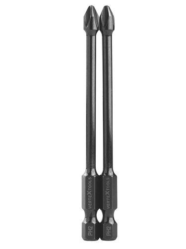 Набор бит impact torsion ph2x90 2 шт VERTEXTOOLS, картинка