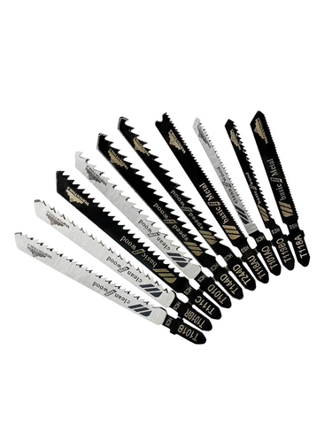 Набор полотен для электролобзика VERTEXTOOLS, крупный план