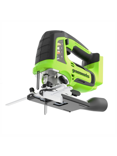 Лобзик аккумуляторная GREENWORKS GD24JS120, 24V 1х2Ач ЗУ, крупный план