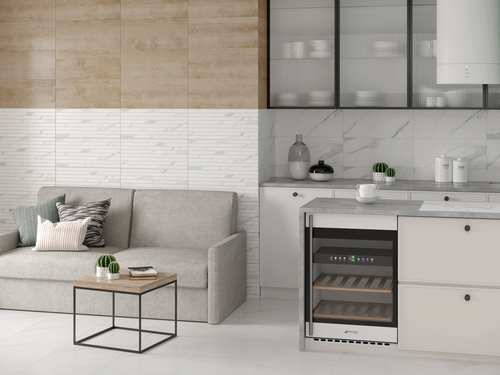 Декор Декор Gracia Ceramica Sputnik белый 25X60 см 1,2 м², изображение